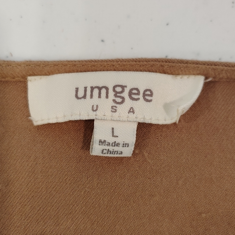 UMGEE‎ SZ LG WOMENS BOHO EMBROIDERED TRIBAL DRESS FESTIVAL PRARIE PEASENT - Picture 6 of 7